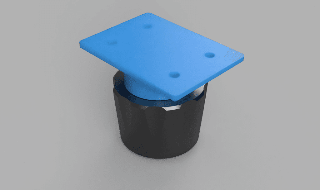 Raised 3d printer feet - with F3d File 3d model