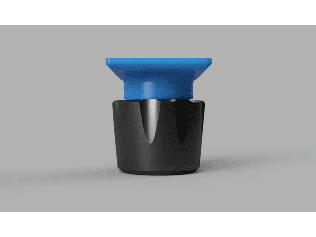 Raised 3d printer feet - with F3d File 3d model