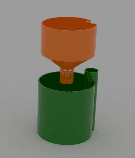 Self Humidifier Vase 3d model