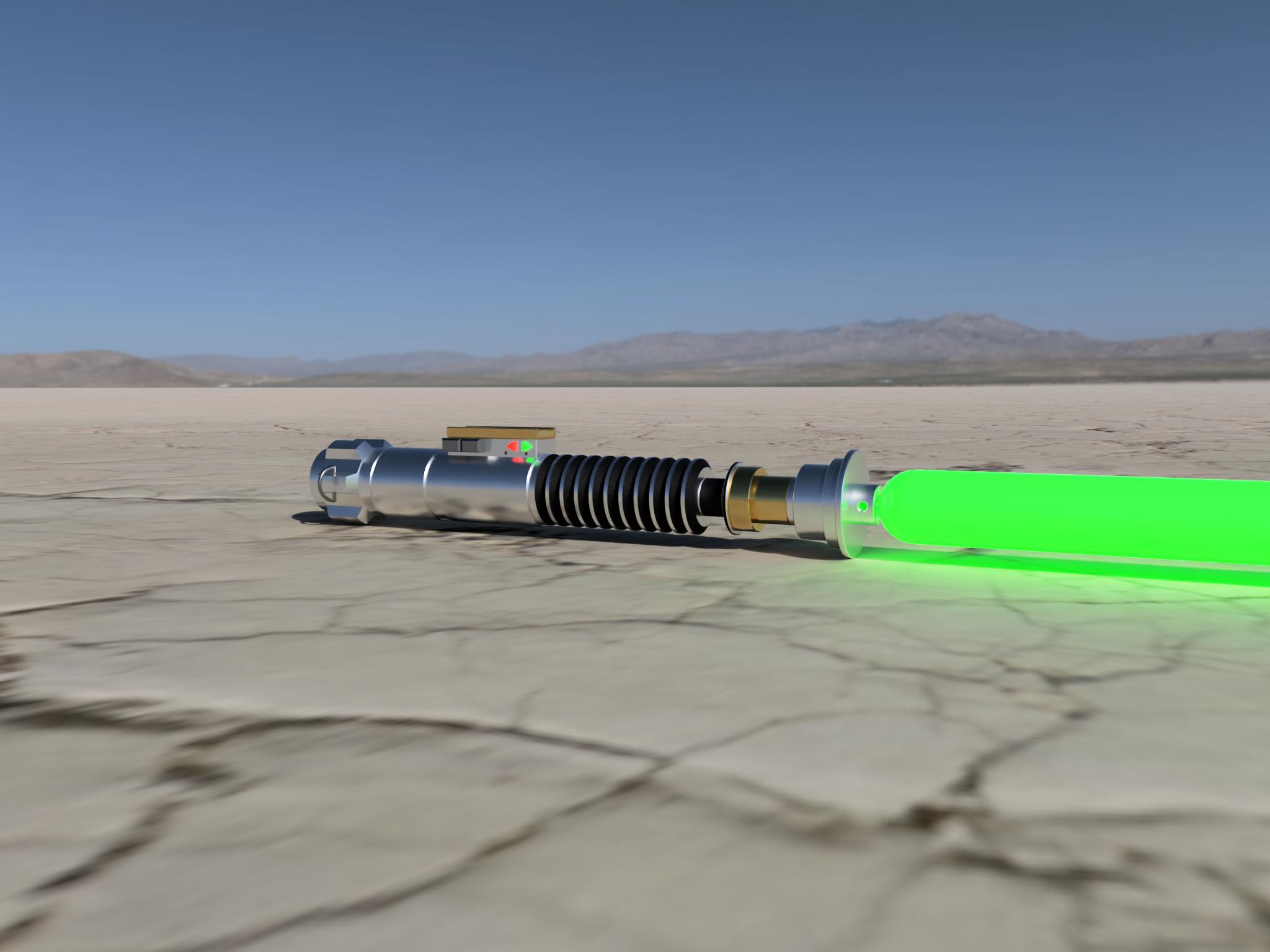 Luke Skywalker's Lightsaber 3d model