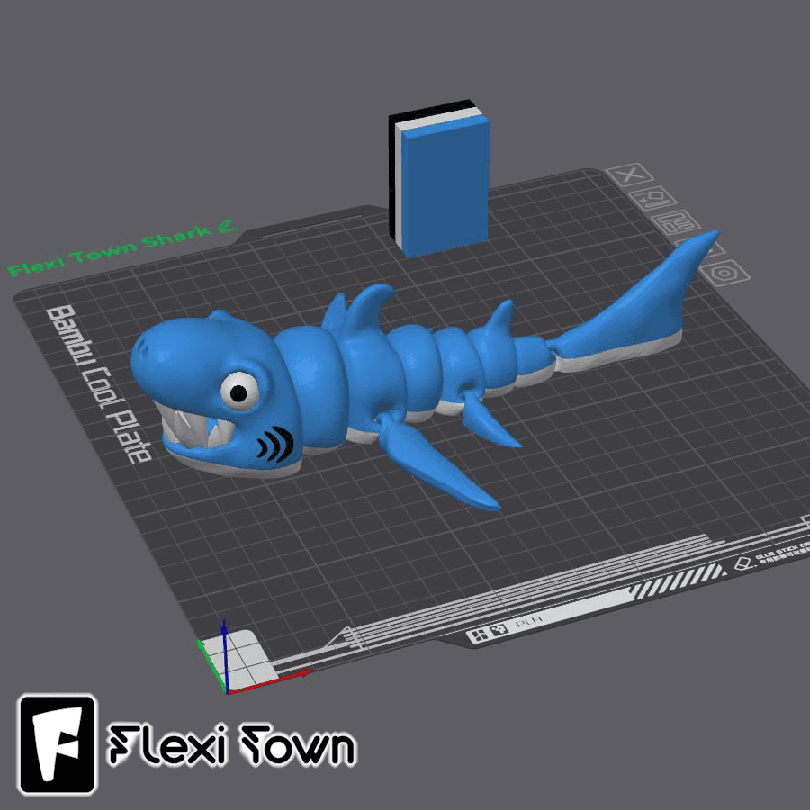 Flexi Print-in-Place Shark  3d model