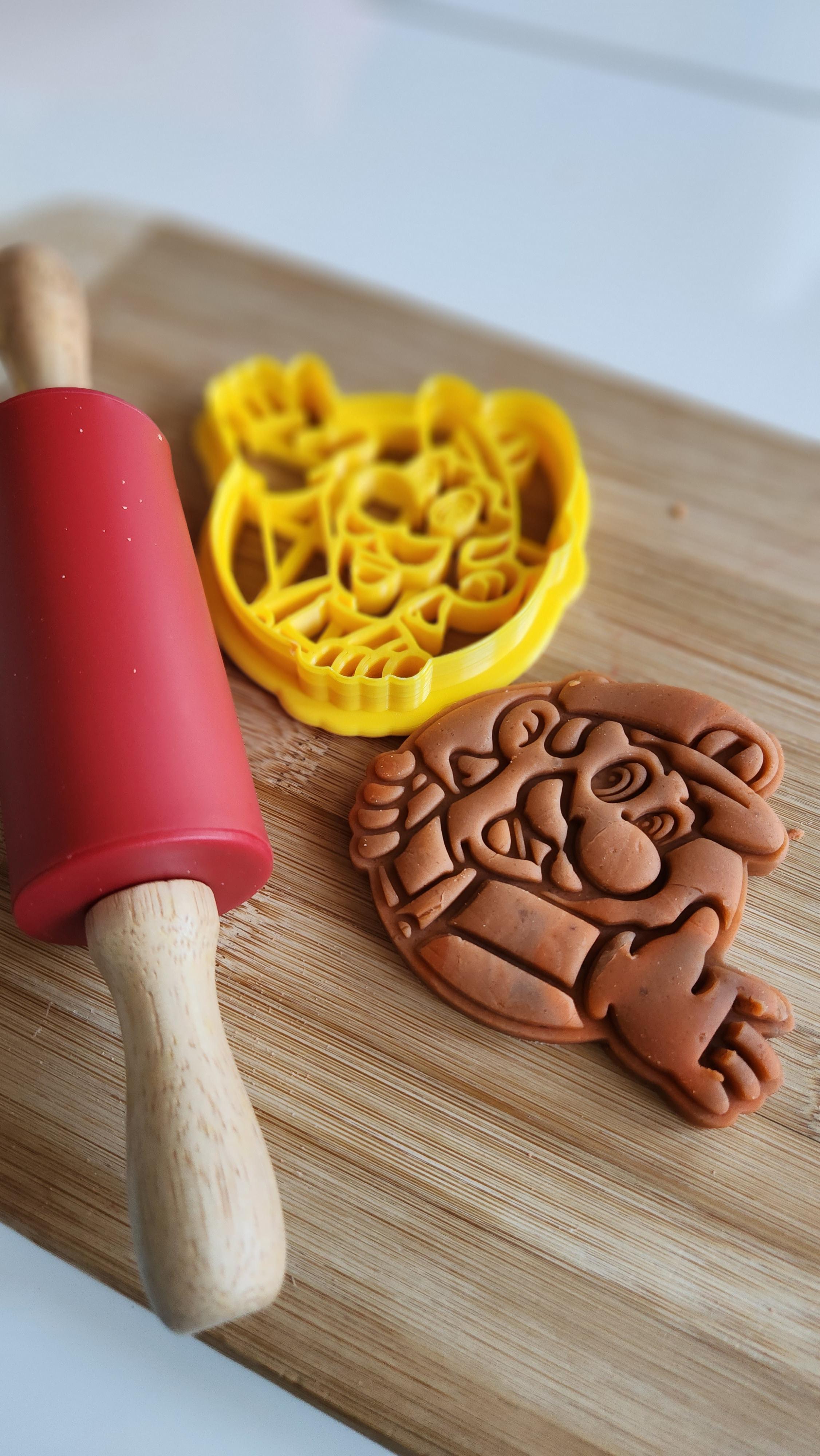 Super Mario Cookie Cutter Set 3d model