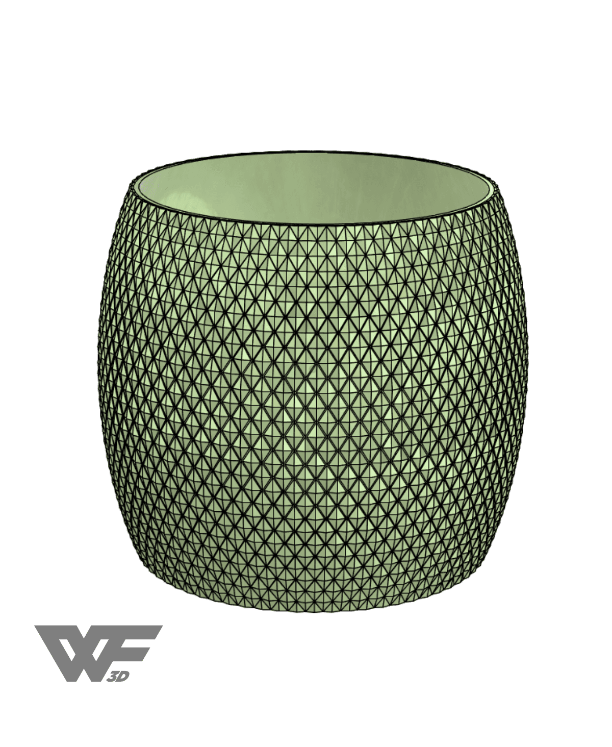 Diamond Plant Pot 3d model