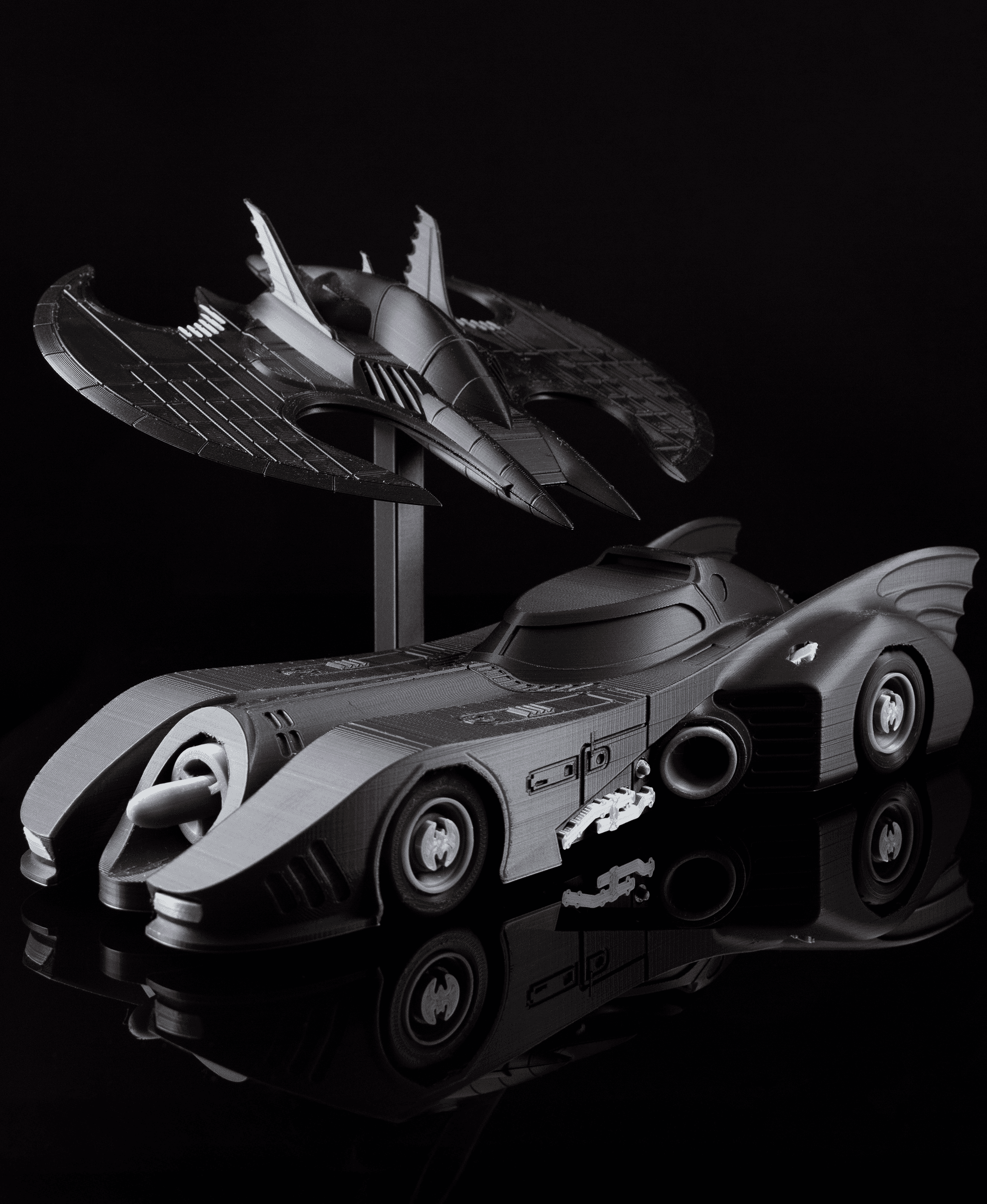 1989 Batmobile Kit (No Support, No AMS, No Glue) - Beautiful model - 3d model