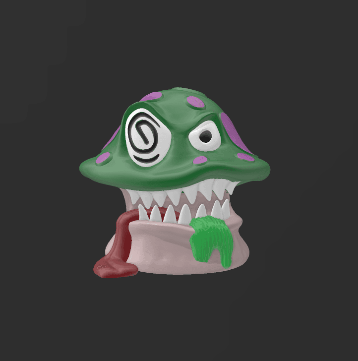 monster mushroom  3d model