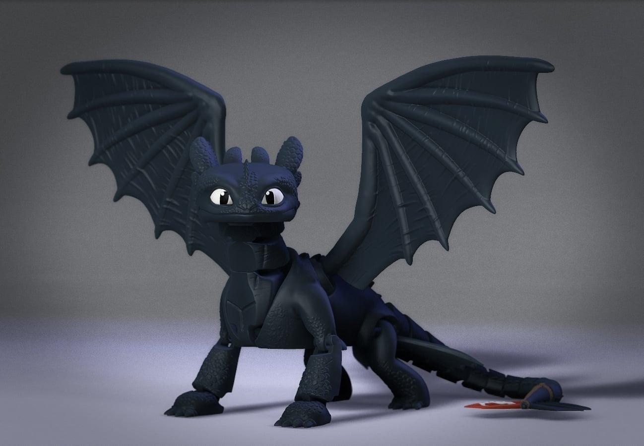 Toothless Dragon  3d model