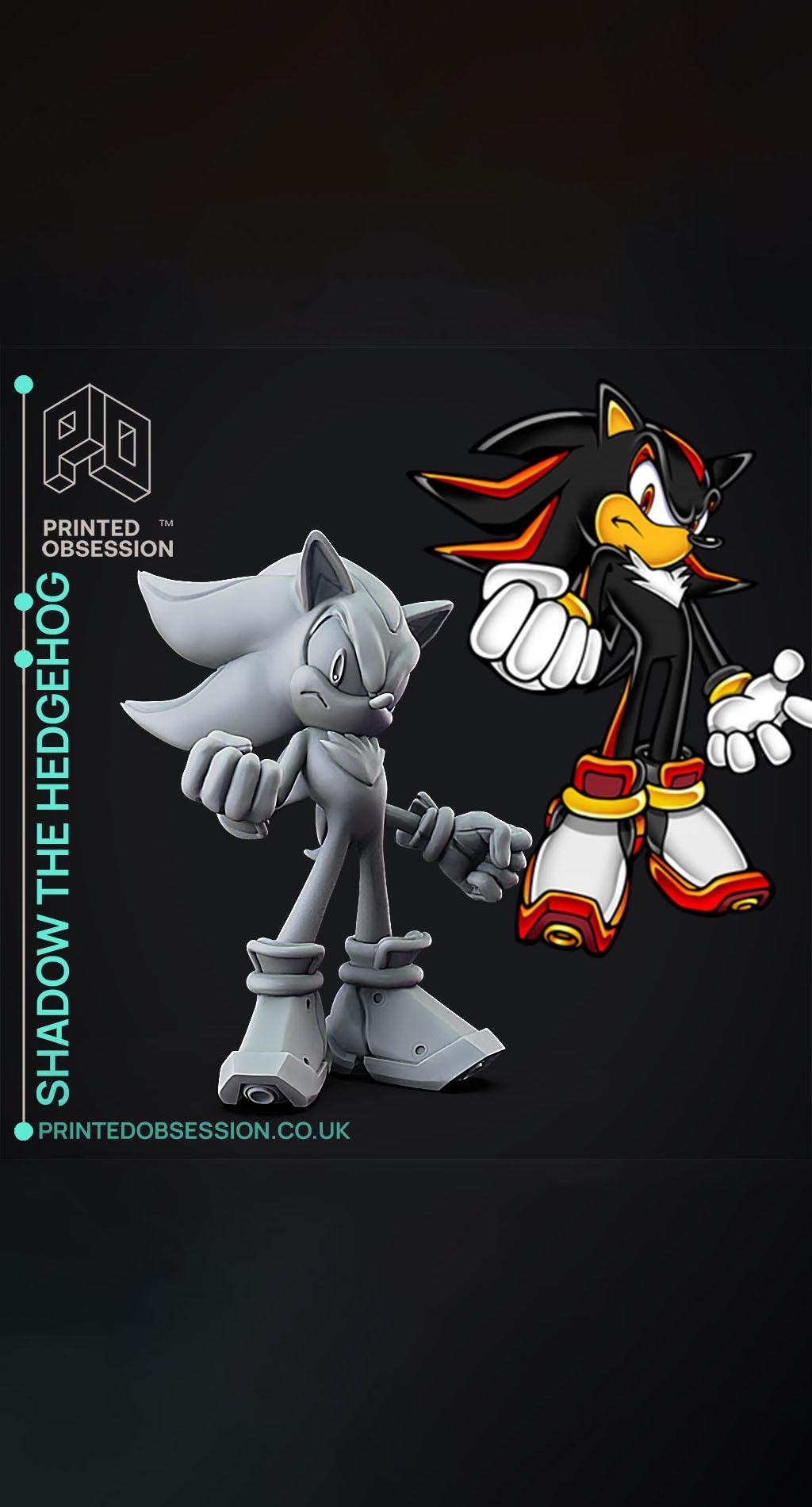 Shadow The Hedgehog - Sonic Adventure 2 - Fan Art 3d model