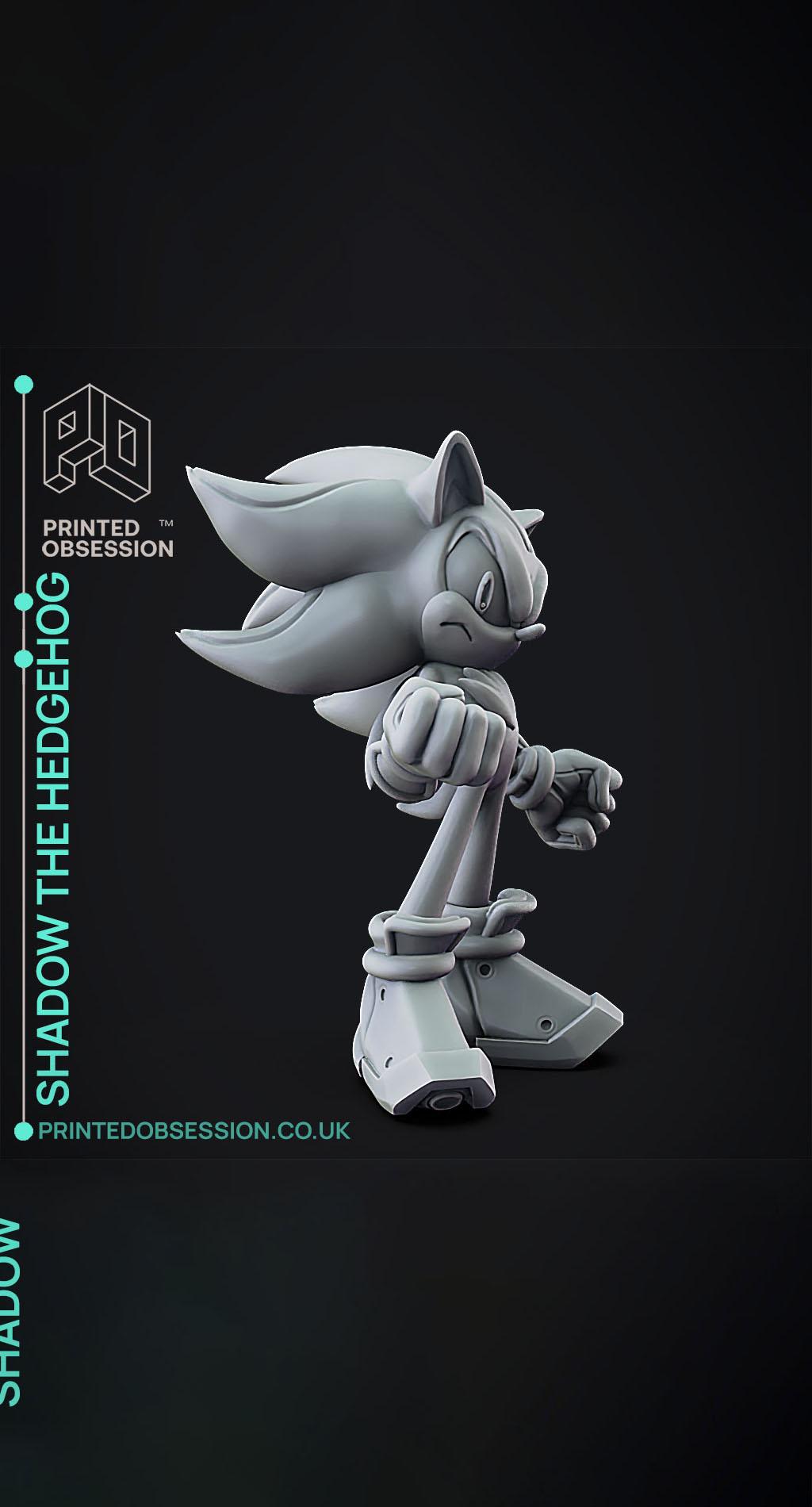 Shadow The Hedgehog - Sonic Adventure 2 - Fan Art 3d model