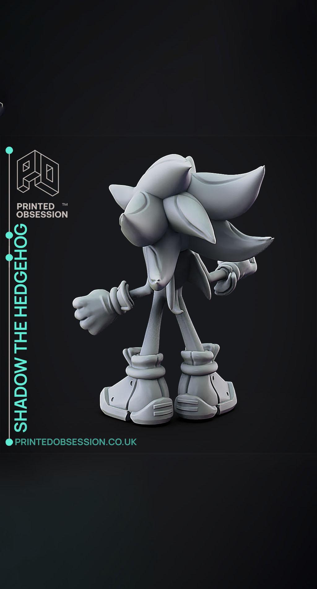 Shadow The Hedgehog - Sonic Adventure 2 - Fan Art 3d model