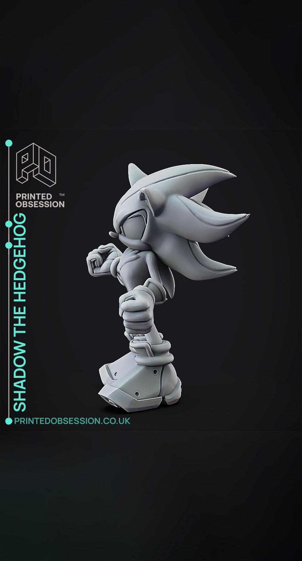 Shadow The Hedgehog - Sonic Adventure 2 - Fan Art 3d model