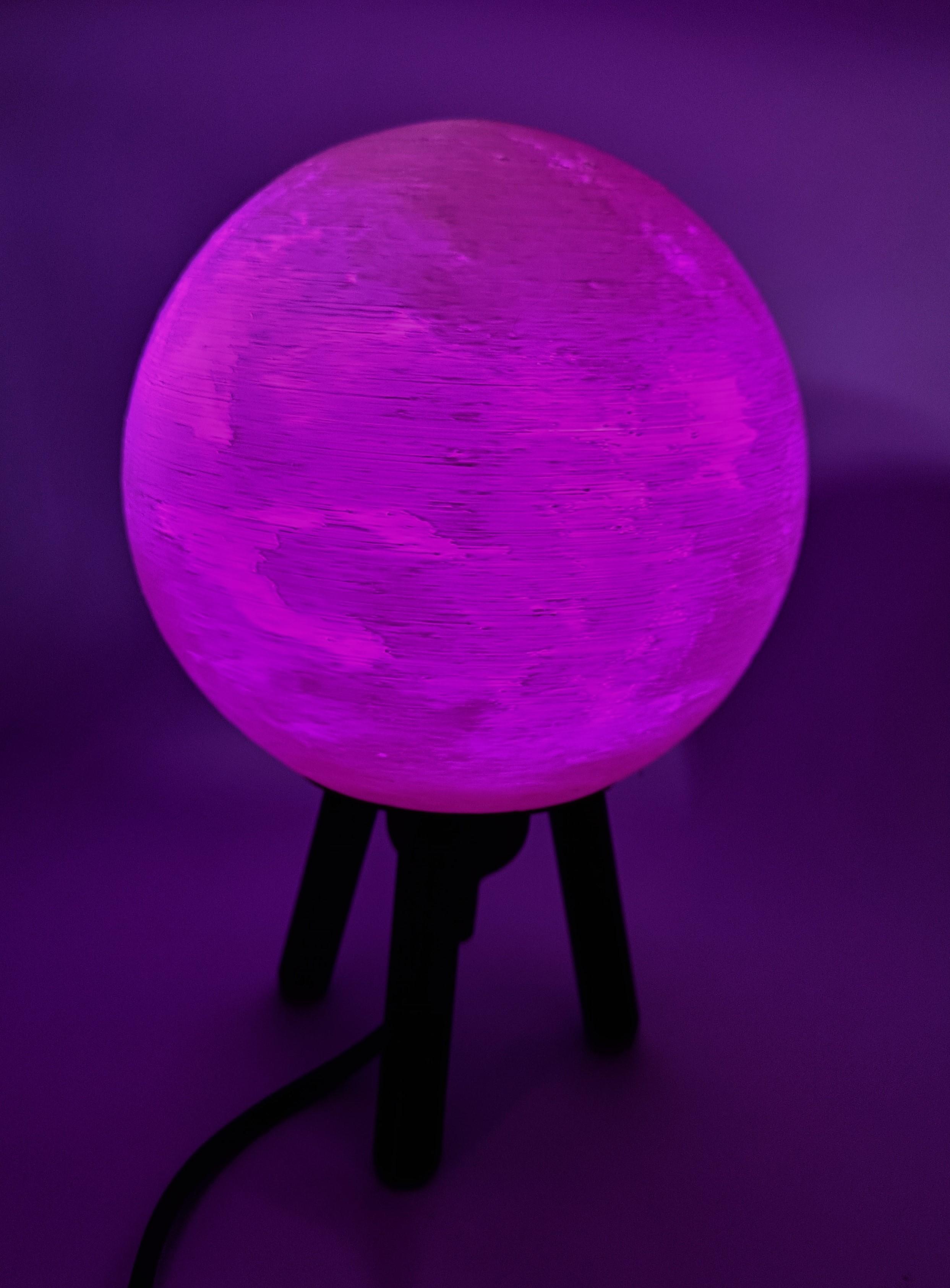 Hybrid Hanging/Desk Space Nebular Lamp 3d model