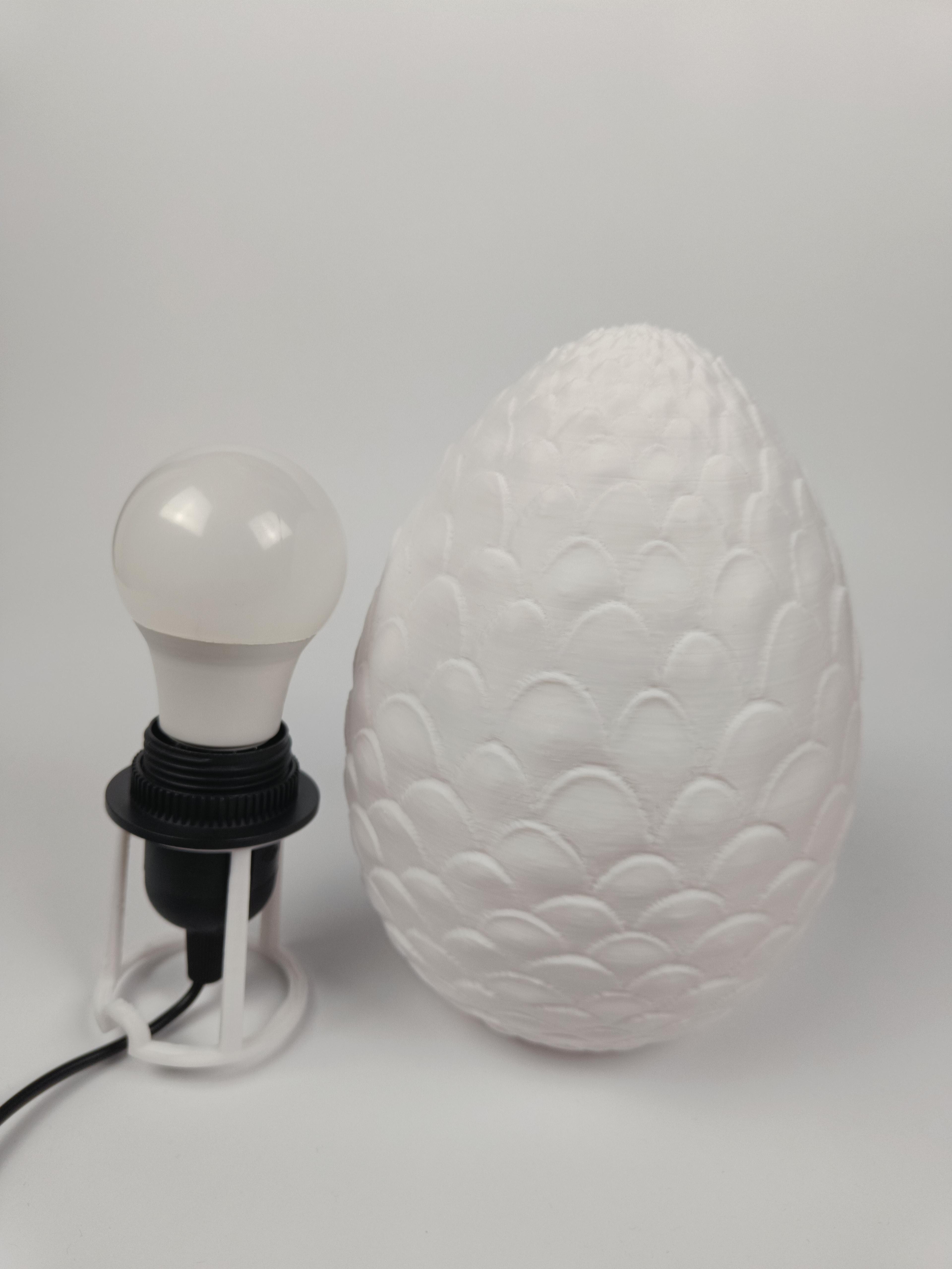 Dragon Egg Lamp 3d model