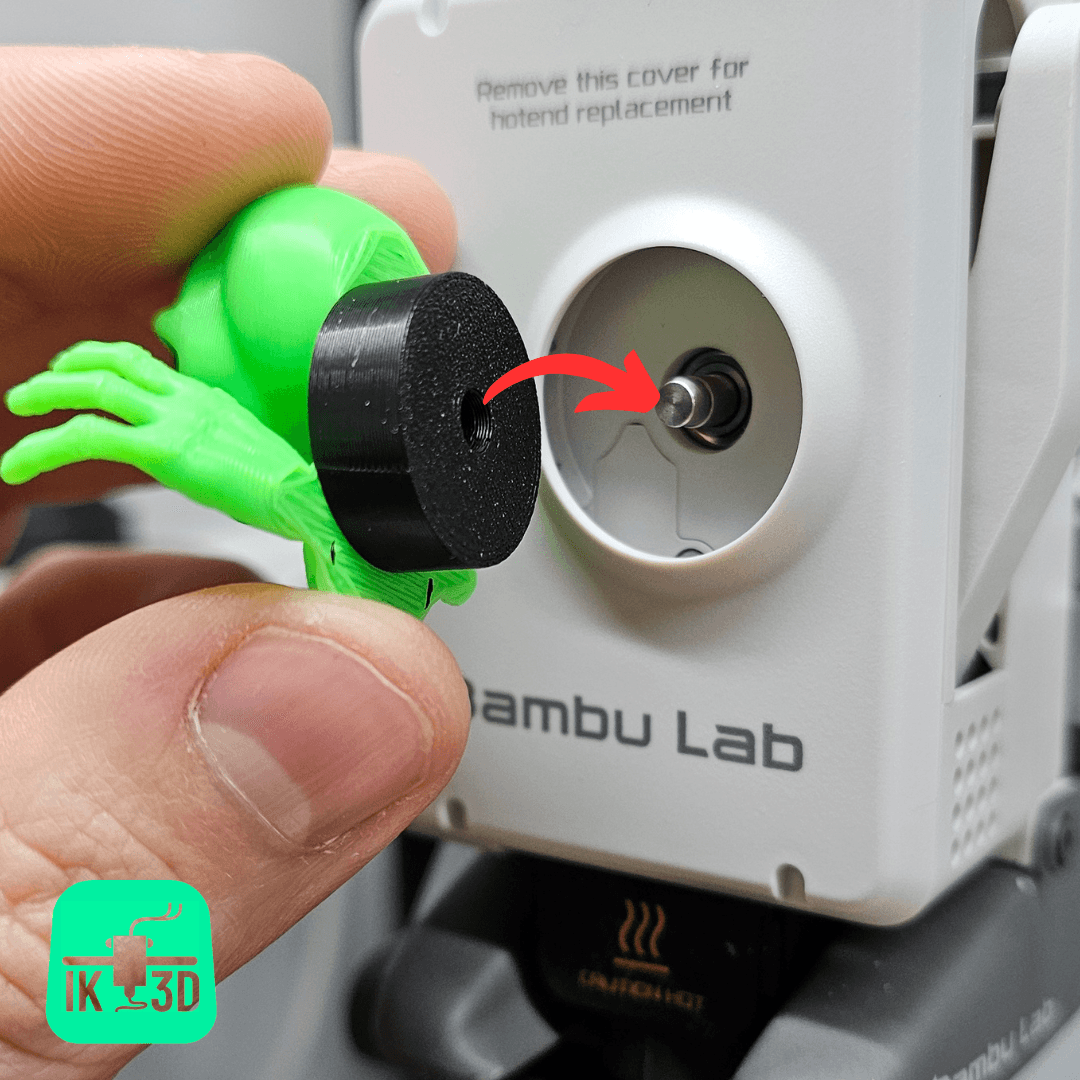 Alien Extruder Knob For Bambu Labs A1 and A1 Mini Printers /3MF Included 3d model