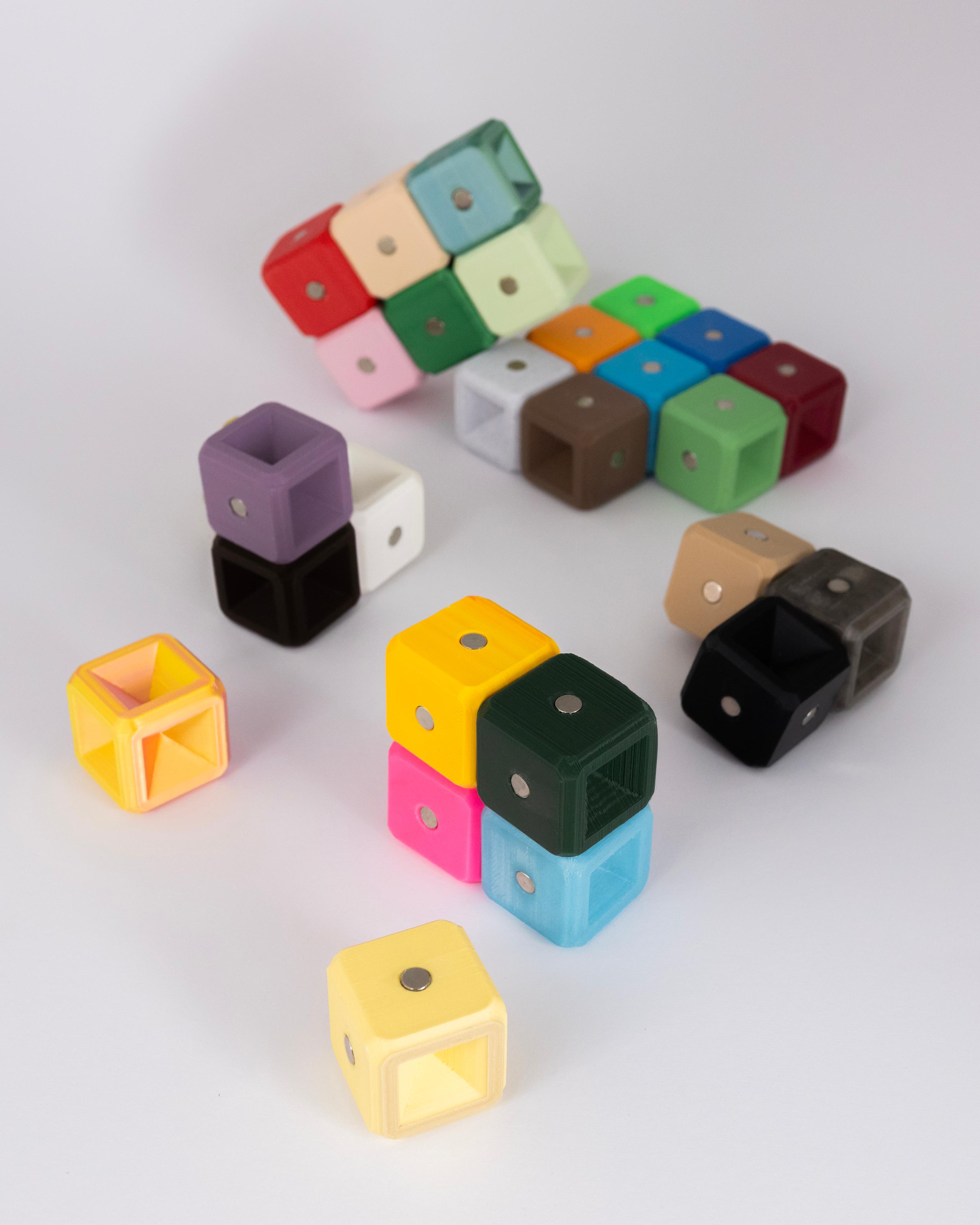 Force Field Puzzle 3x3 Solid Cube 3d model