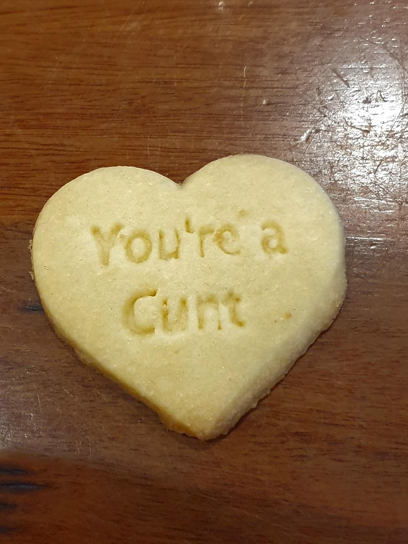 You're a Cunt cookie cutter 3d model