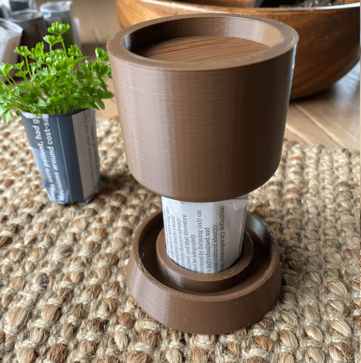 Paper Pot Maker Dual - Gardening Tool 3d model