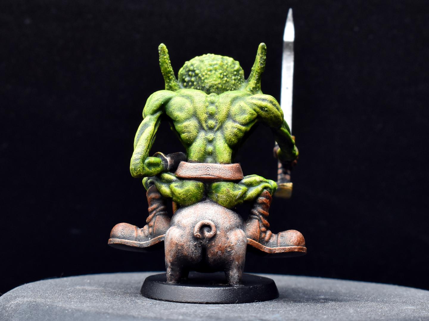 Vogland Orc Hogrider miniature 3d model