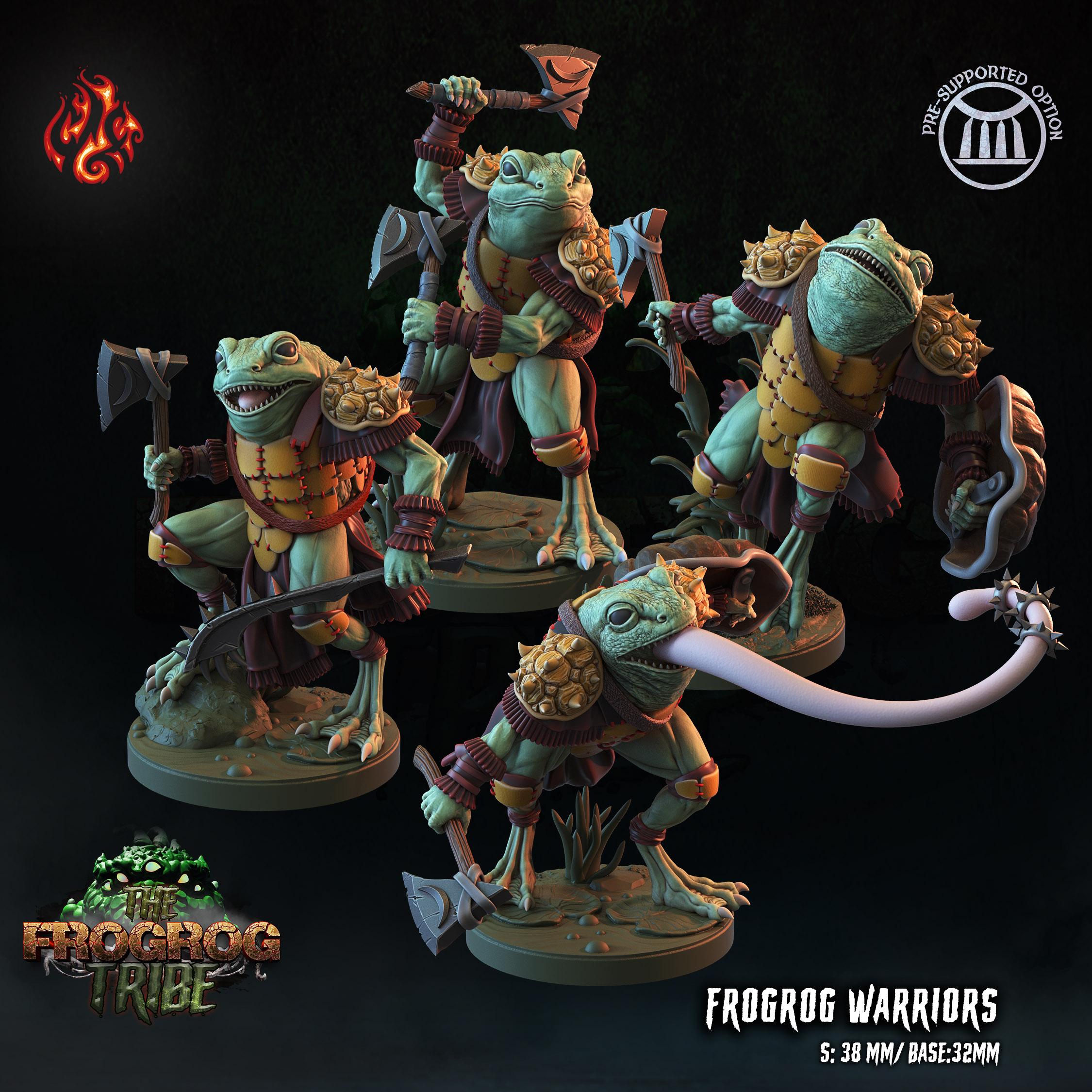 Frogrog Warriors 3d model