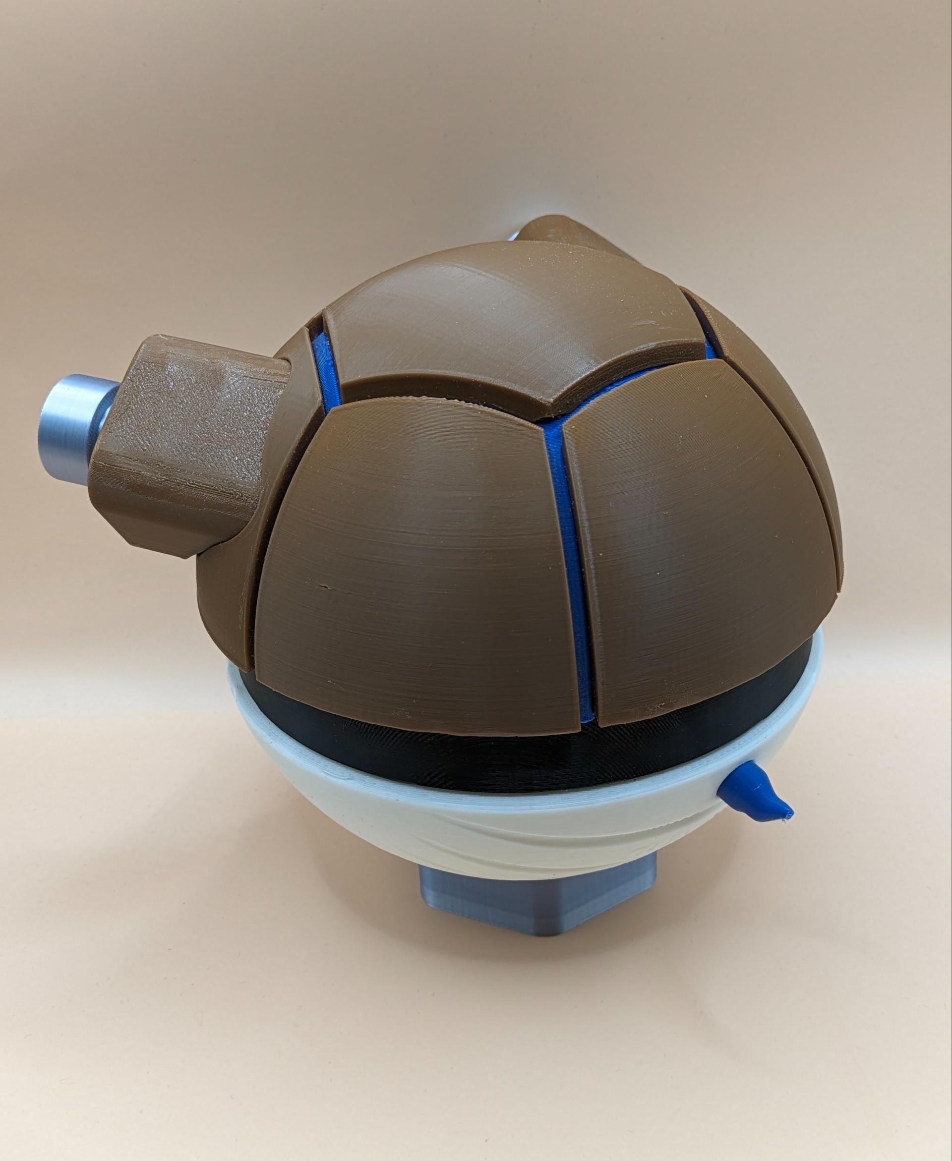 Blastoise Pokeball (COMPLETE & MULTIPART Versions!) 3d model