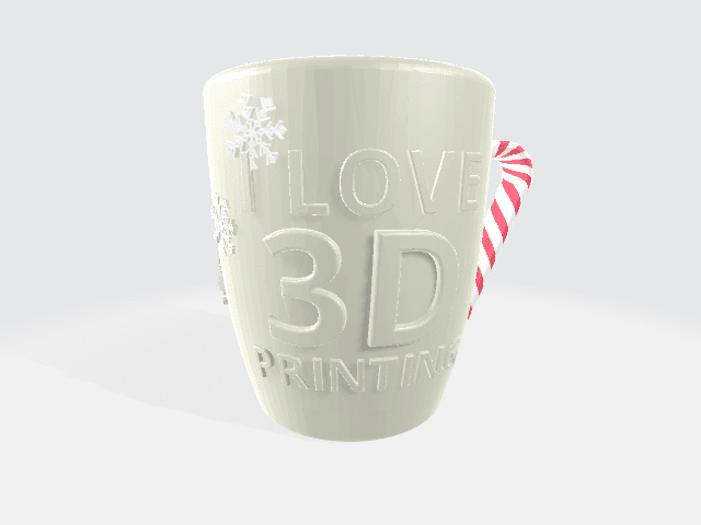 Remix of "I Love 3D Printing" Remixing Mug 3d model