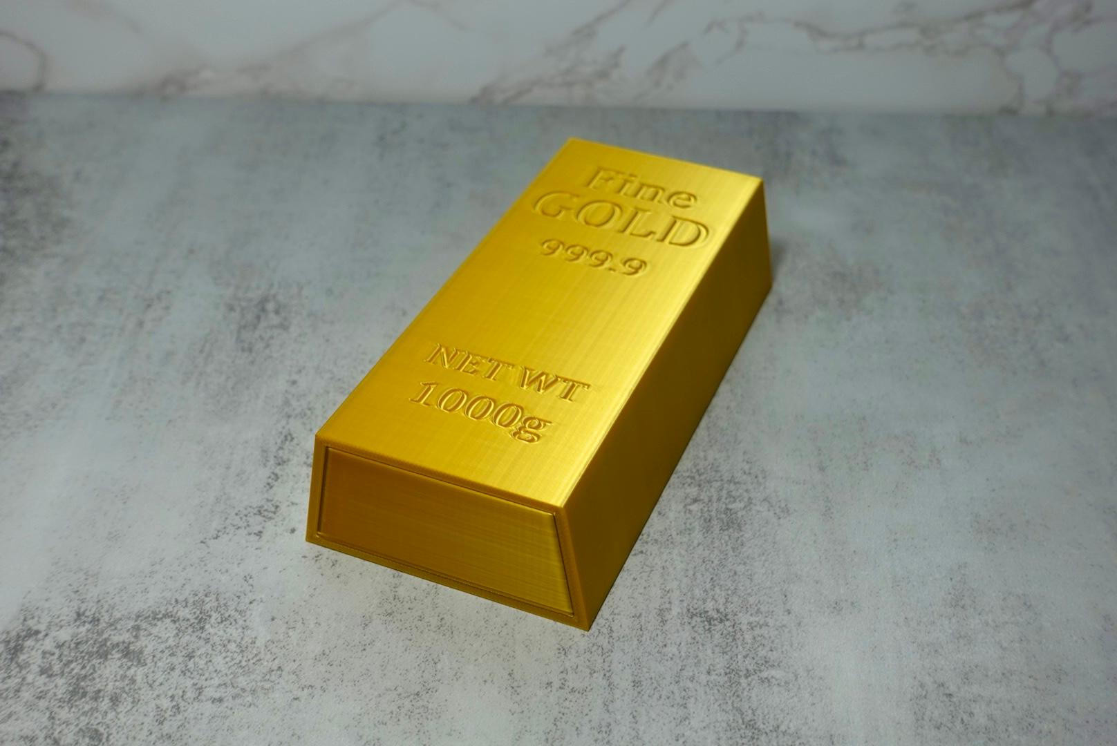 Gold Bar Organizer 3d model