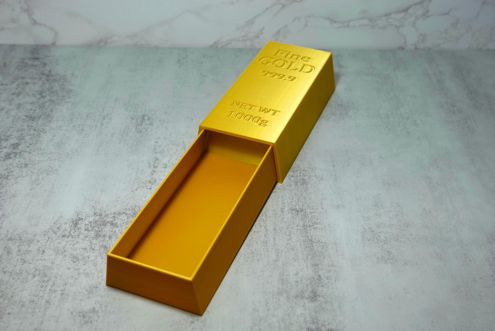 Gold Bar Organizer 3d model