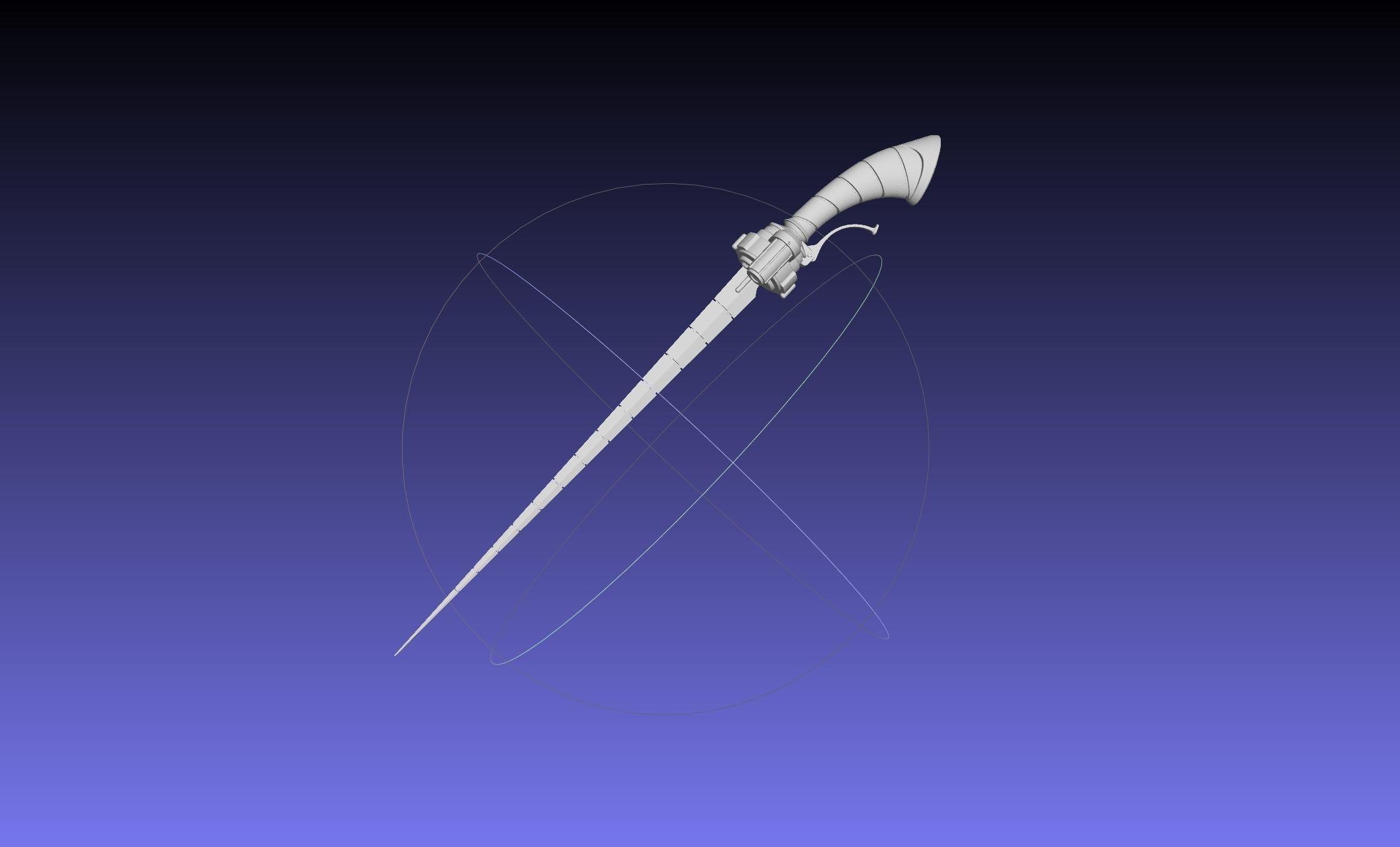 RWBY Ilia Whipsword Printable LED Illuminated Model 3d model