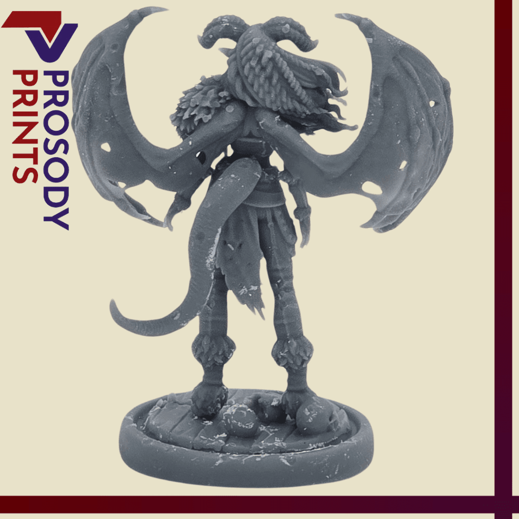 Teyre - Demon Barbarian - 32mm 3d model