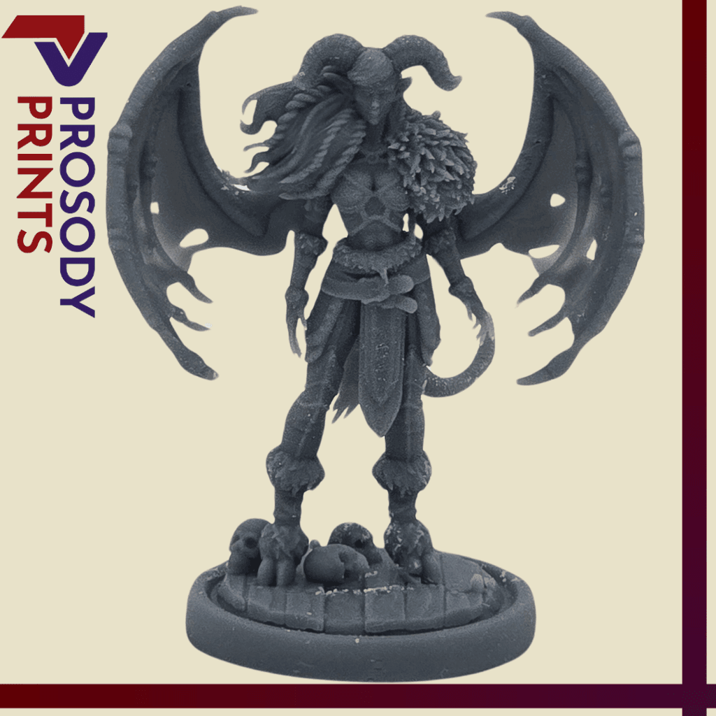 Teyre - Demon Barbarian - 32mm 3d model