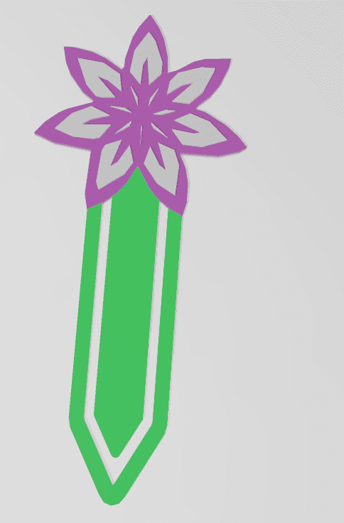 bookmark Flower.stl 3d model