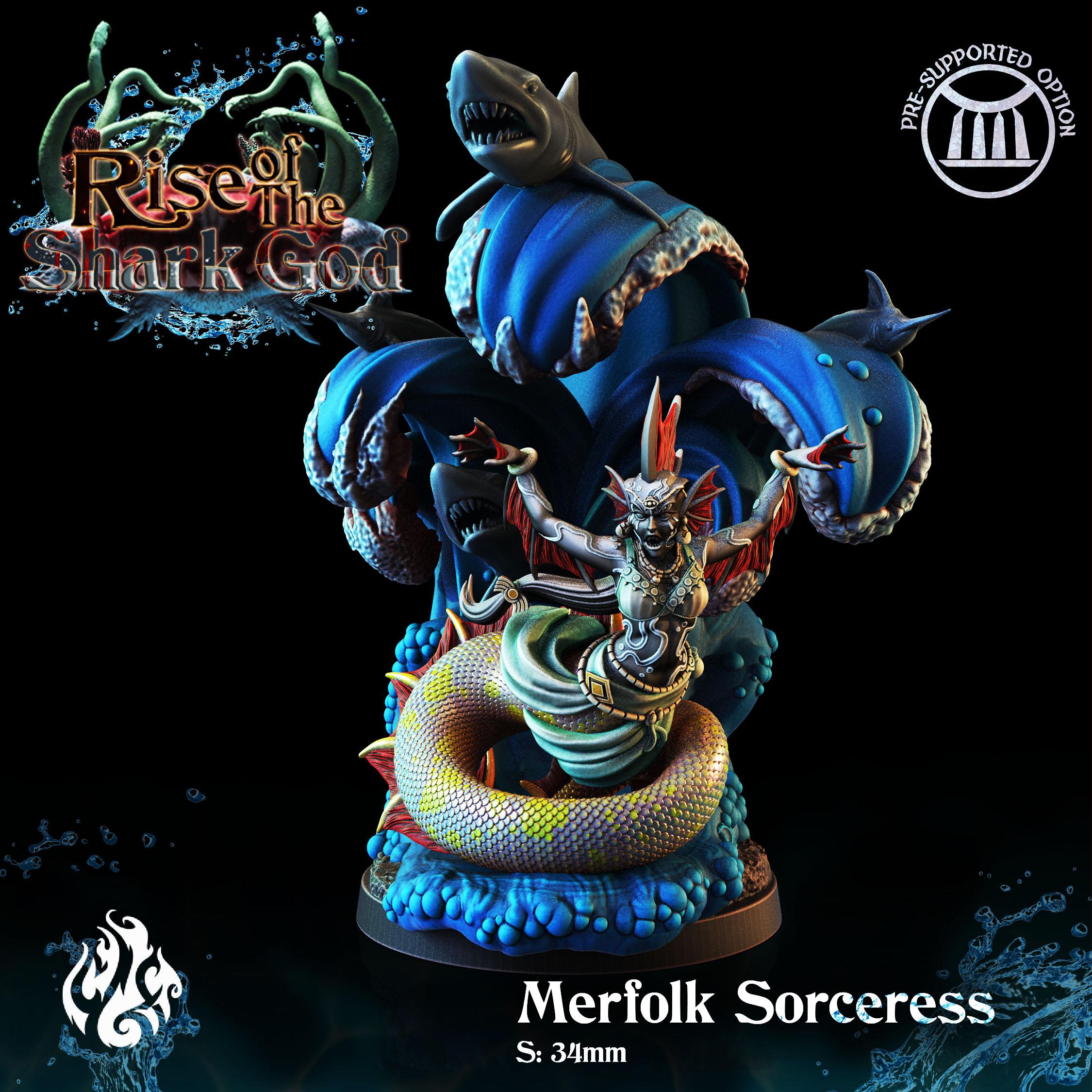 Merfolk Sorceress 3d model