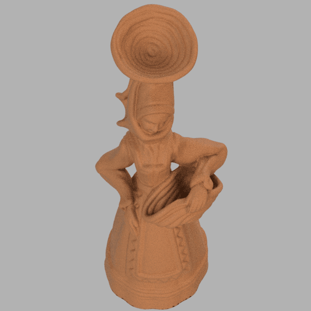 basket woman 3d model