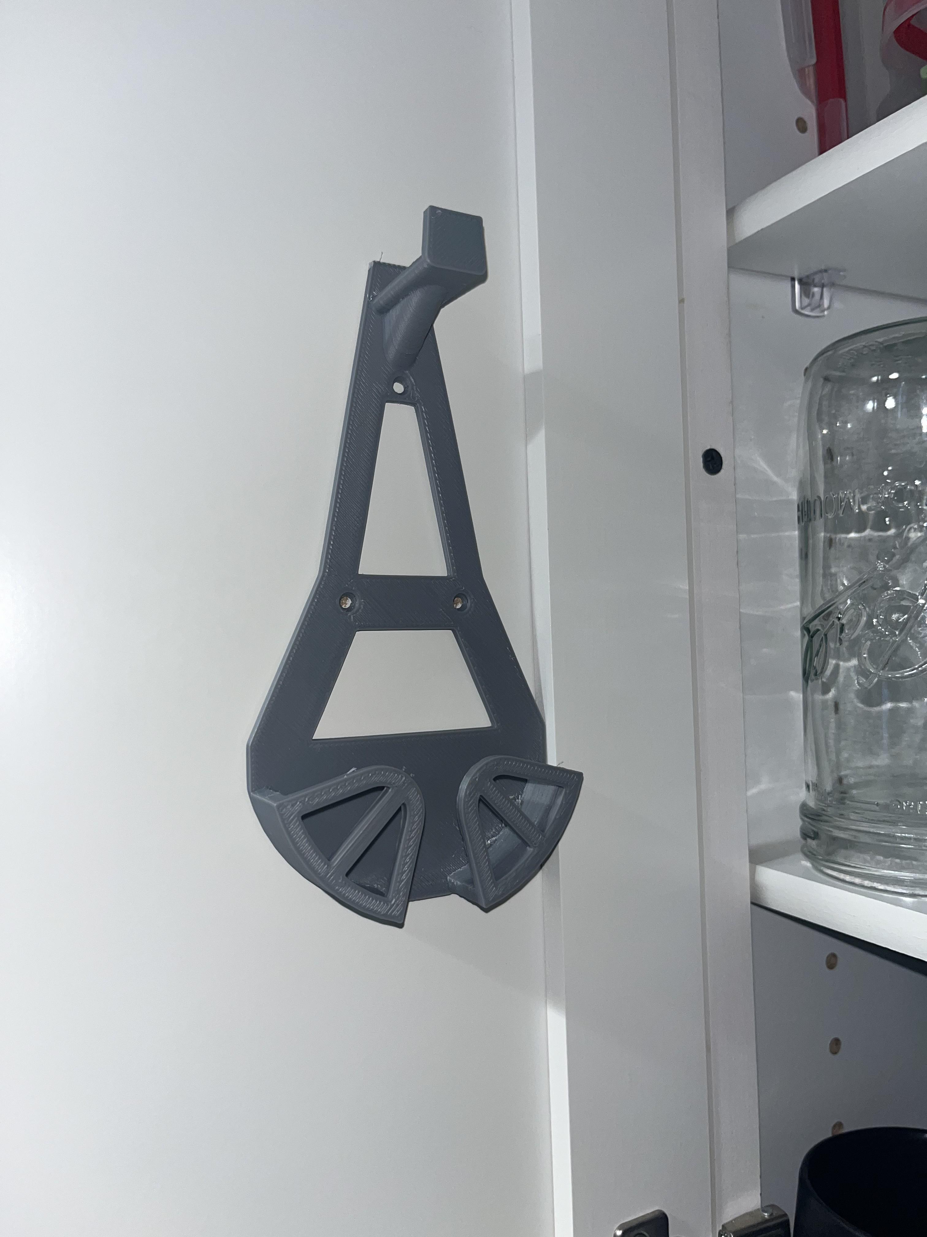 Mason Jar Lids Holder - Cabinet Mount 3d model