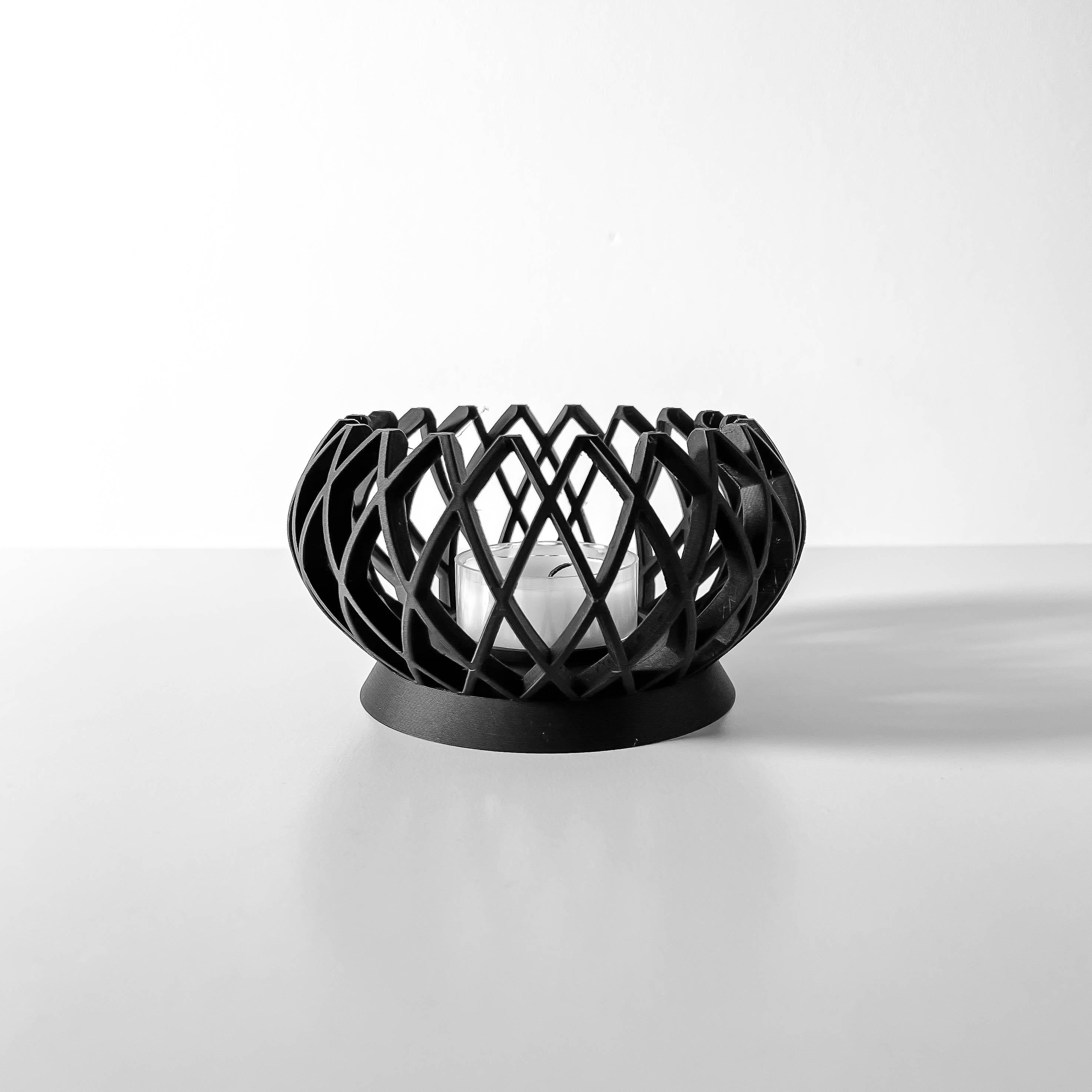 The Javi Tealight Candle Holder | Modern Home Decor 3d model