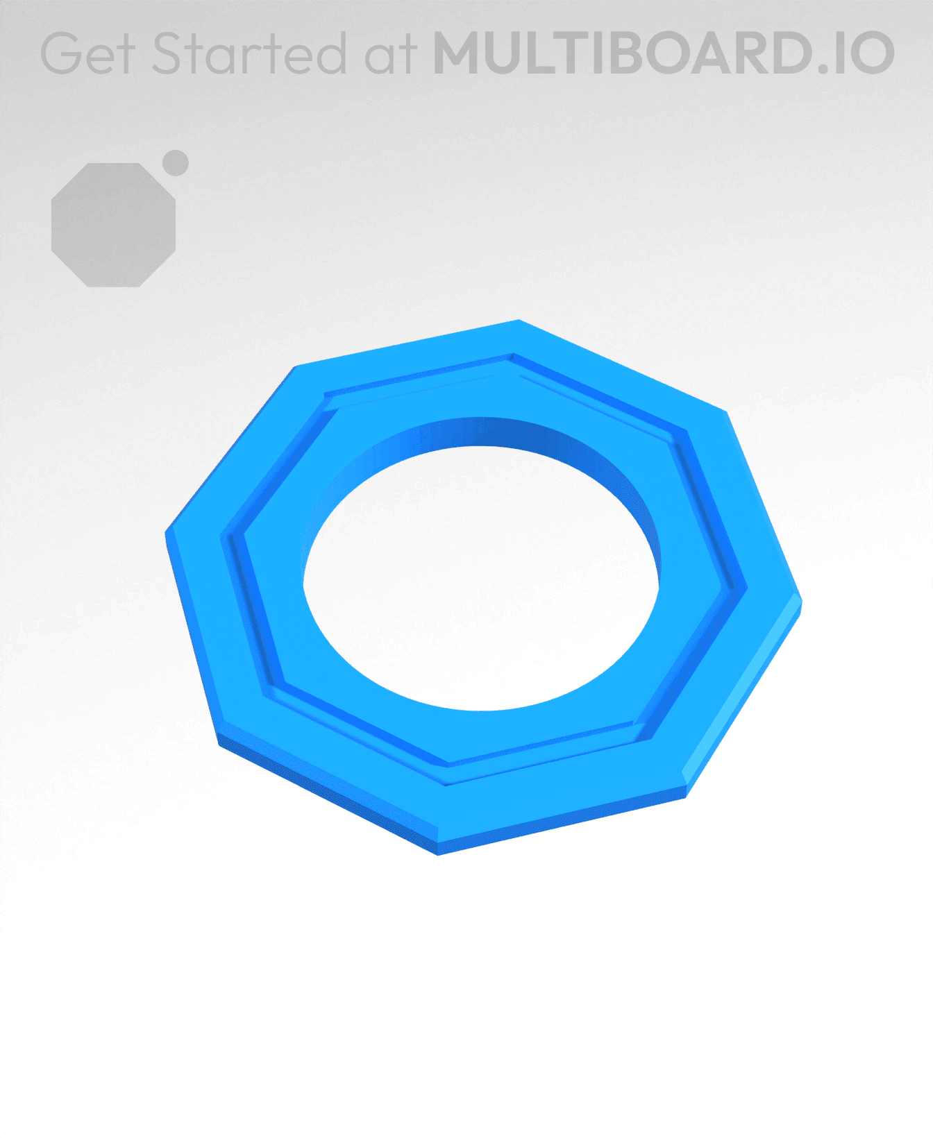 2 mm Medium Washer 3d model