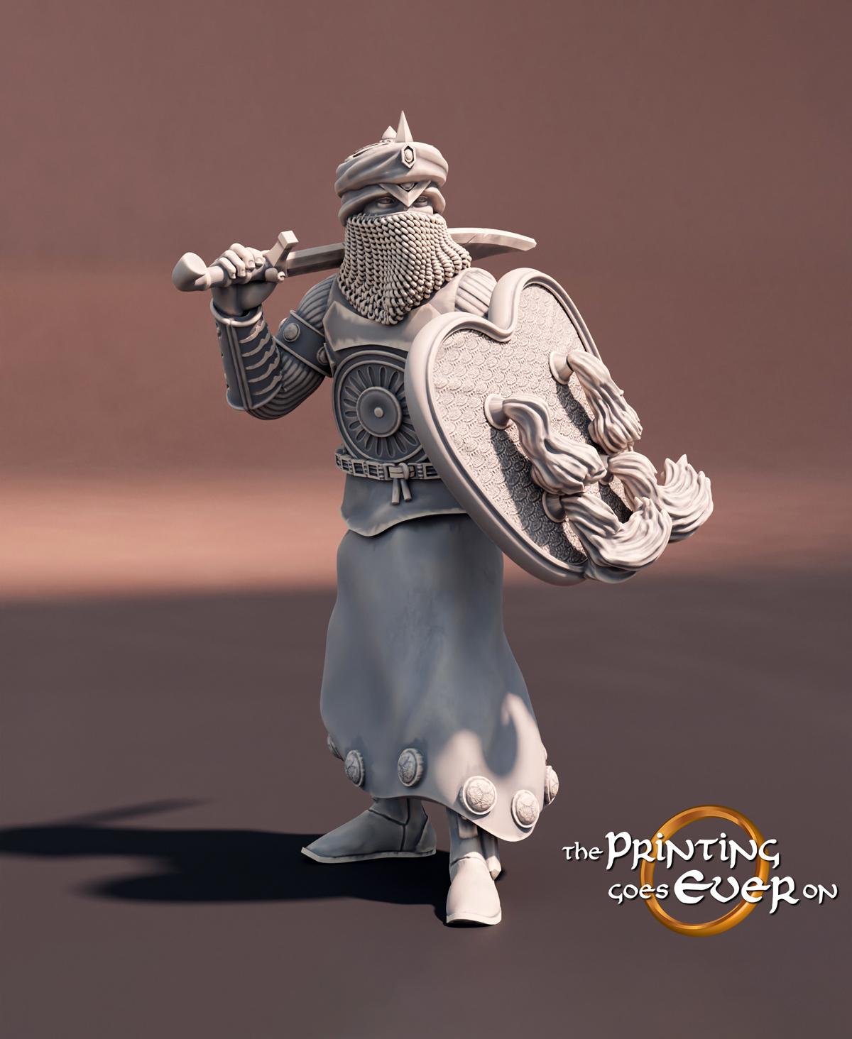 Southerner Warrior A 3d model