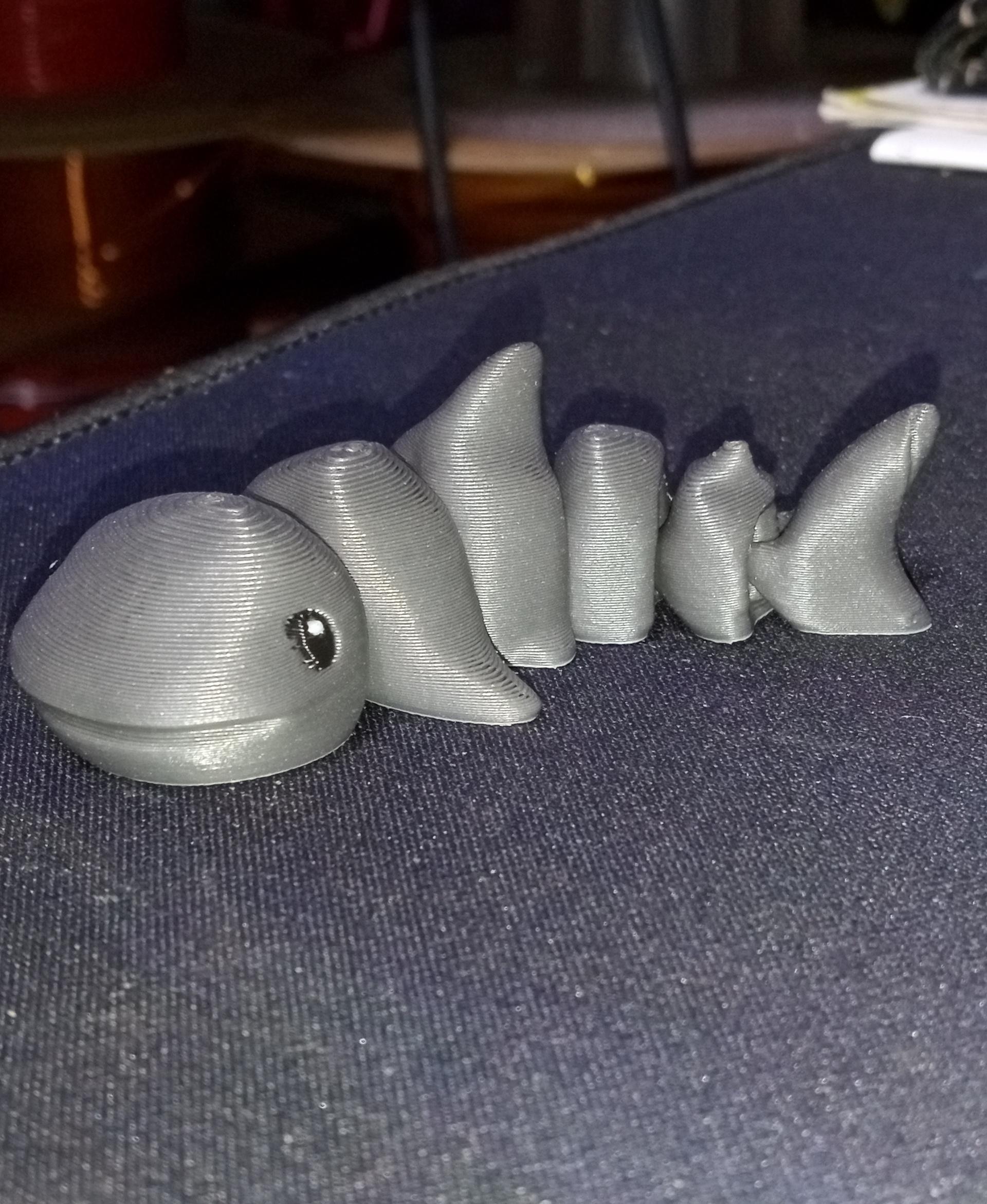 Whale Shark Fidget Keychain 3d model