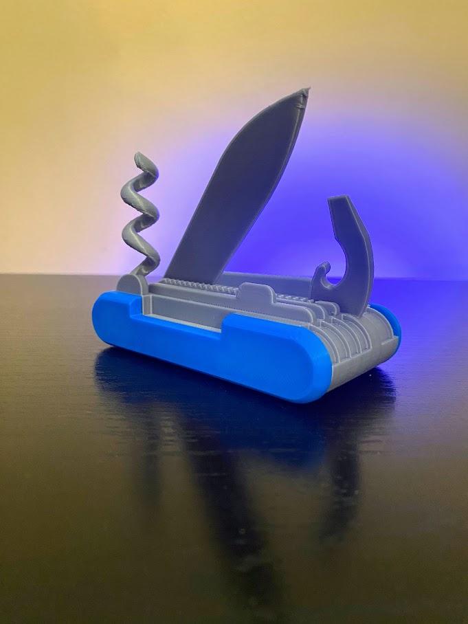 SWISS ARMY KNIFE PHONE HOLDER 3d model