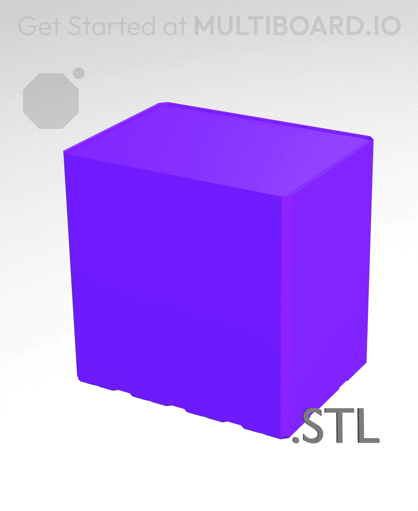 4x3x4 - Multibin Insert - STL Remixing File 3d model