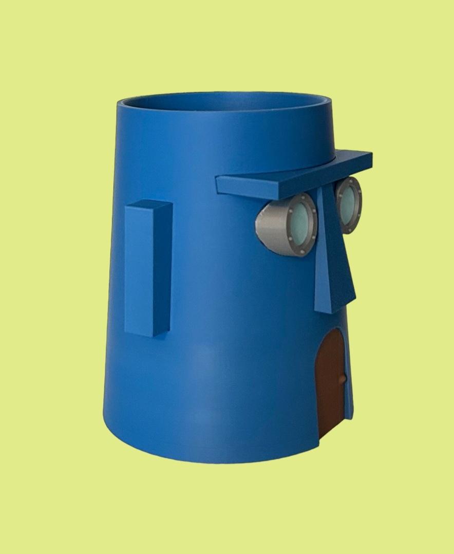 Squid House Koozie 3d model