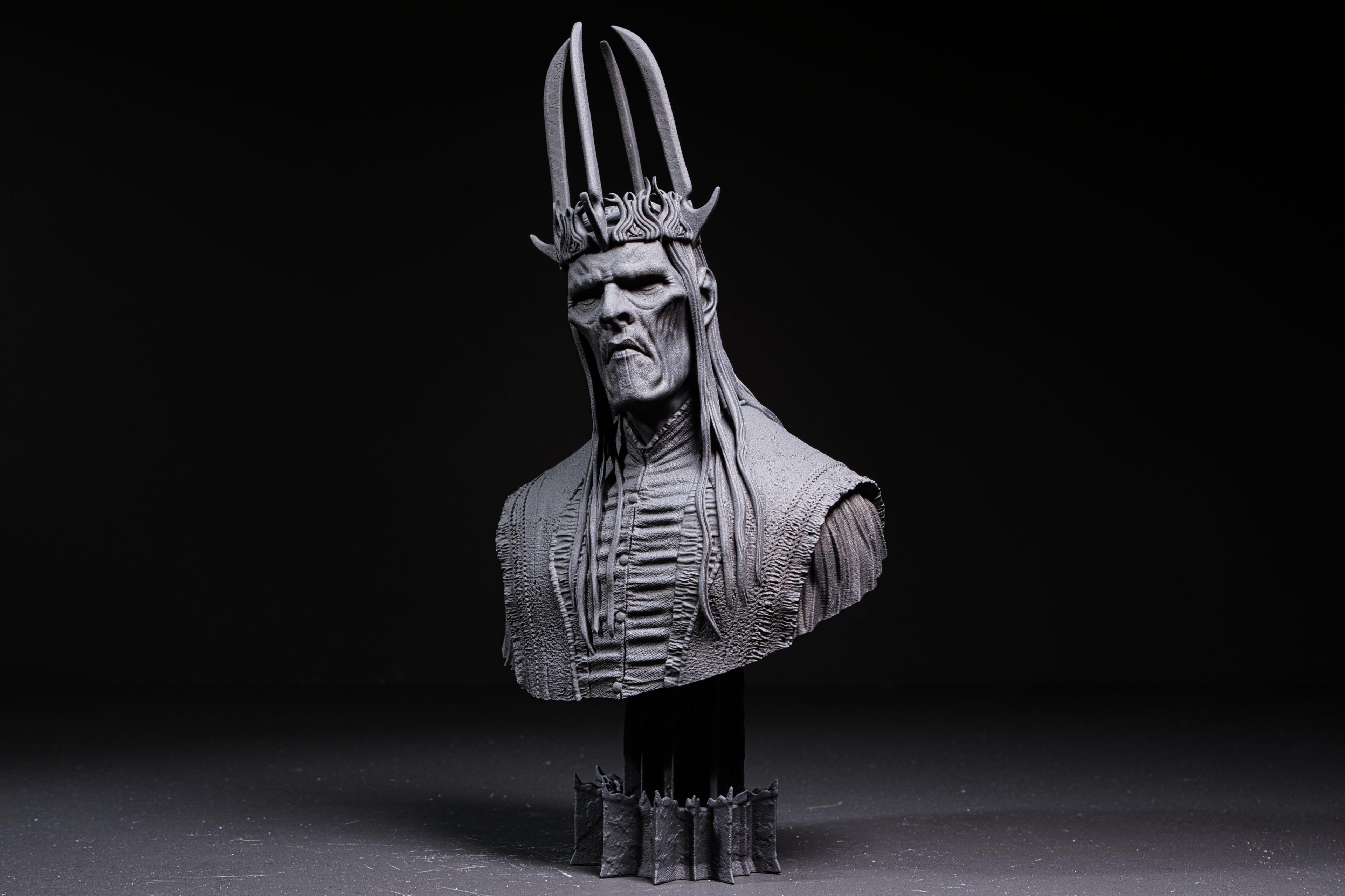 Witch King bust (Pre-Supported) 3d model