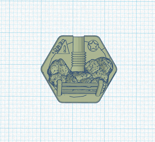 Hextraction Rock Slide Tile.stl 3d model