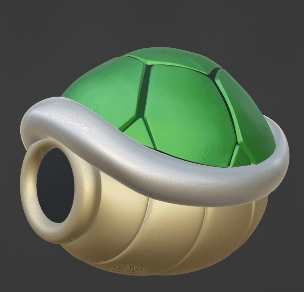 Mario Shell 3d model