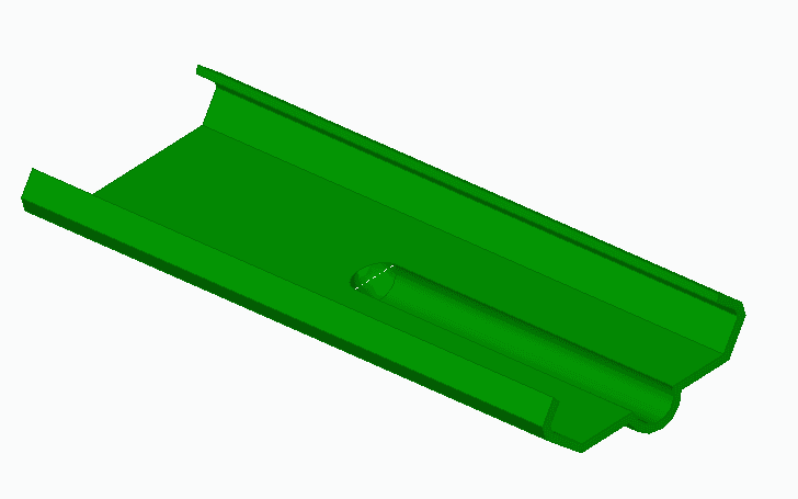 Nerf Gecko 2.0 Rail Delete Mod 3d model