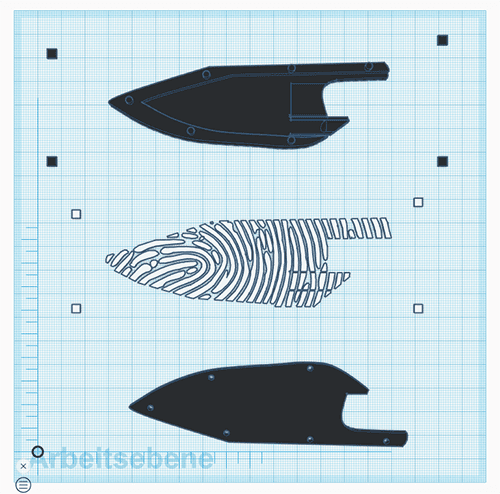 Fingerprint Messerscheide 3d model