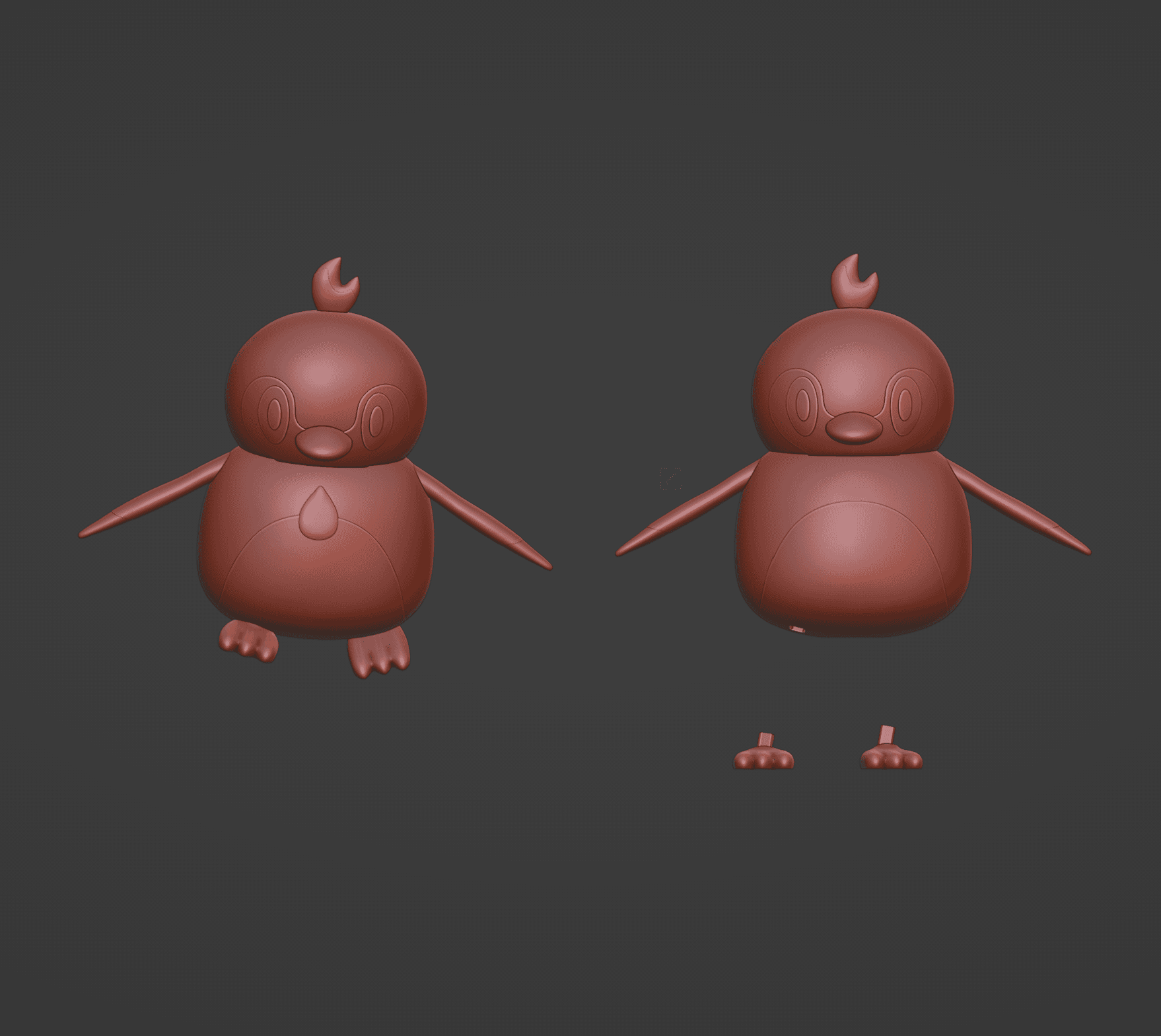 Pengullet 3d model