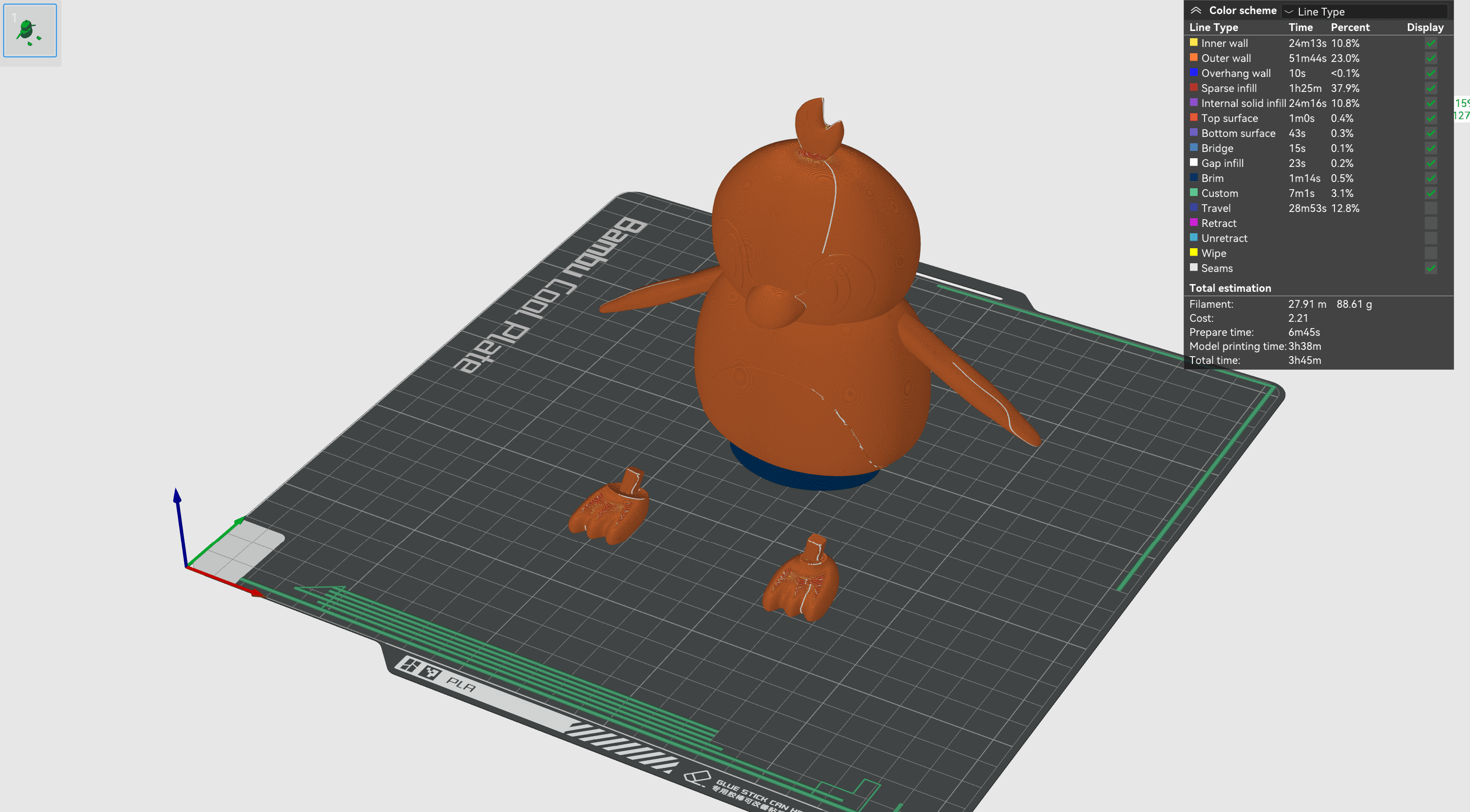 Pengullet 3d model