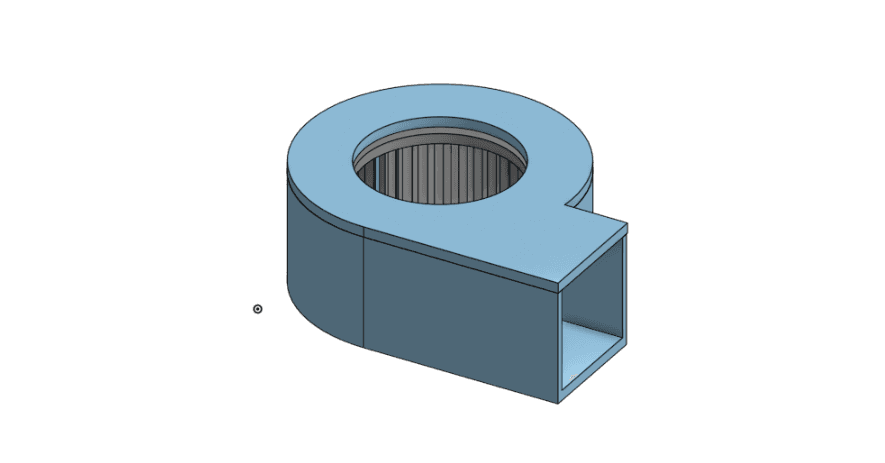 Centrifugal Blower Fan 3d model