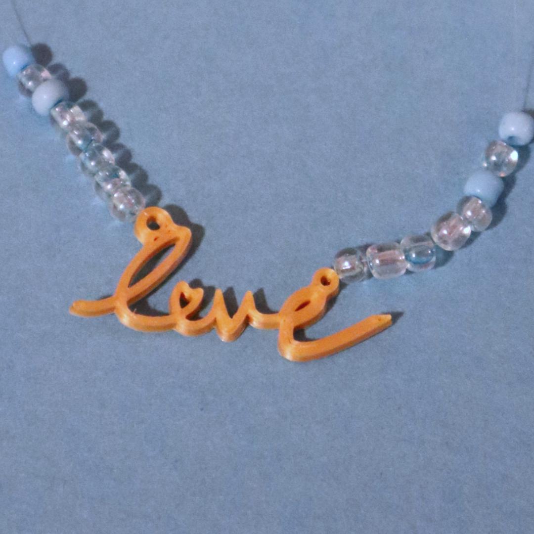 LOVE NECKLACE 3d model