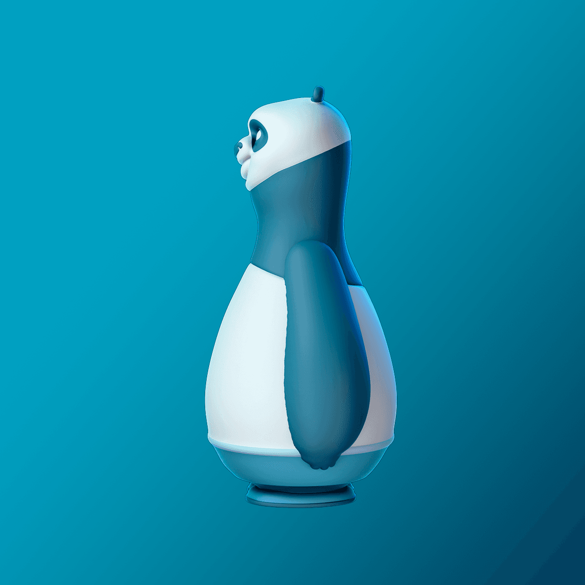 Kung Fu Panda Bowling Pin 3d model